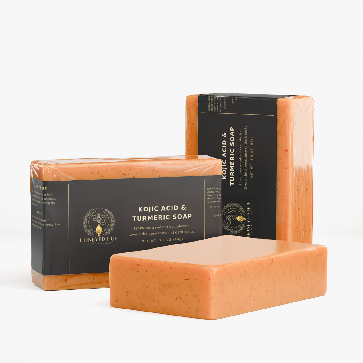 Honeyed hue Kojic & Turmeric Soap