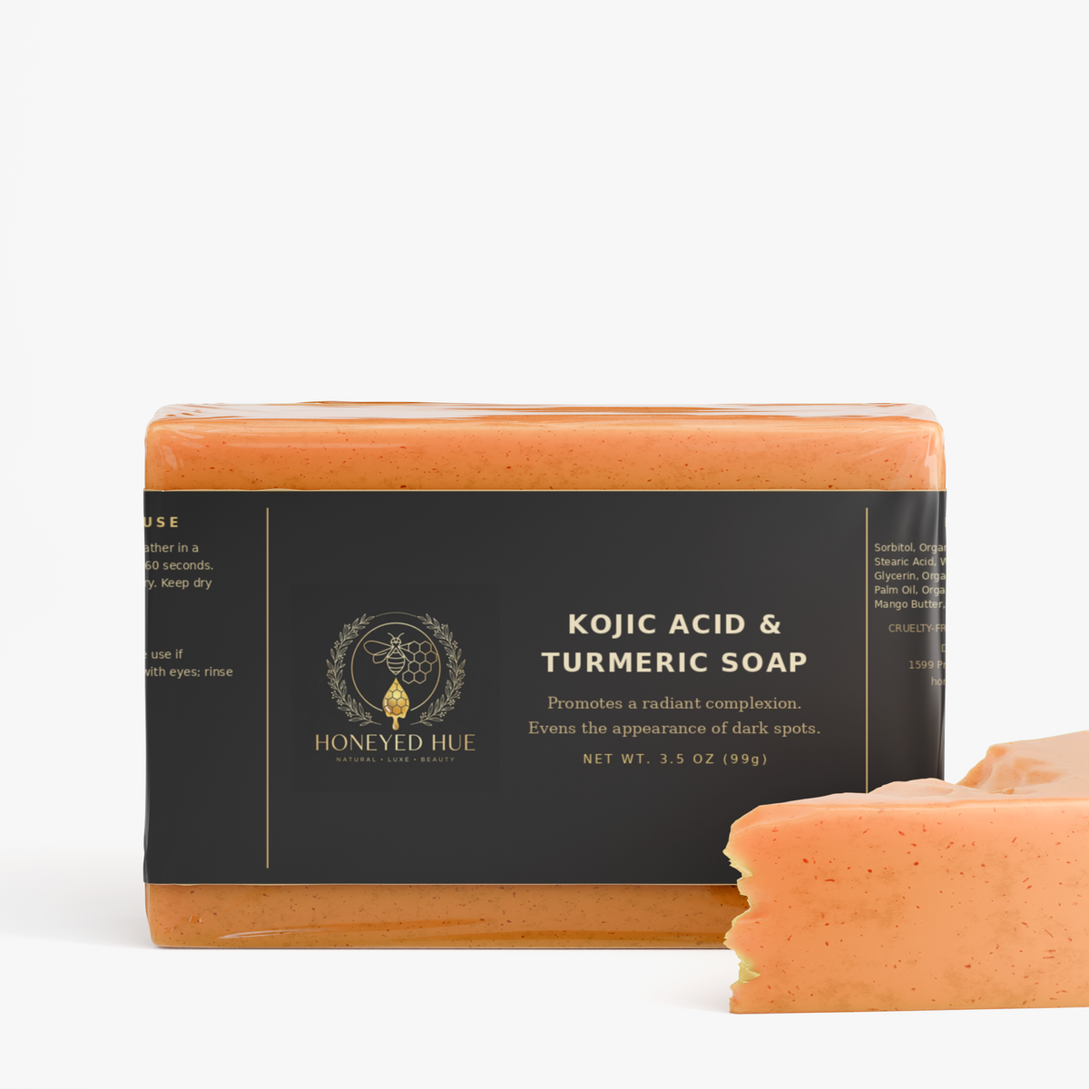 Honeyed hue Kojic & Turmeric Soap